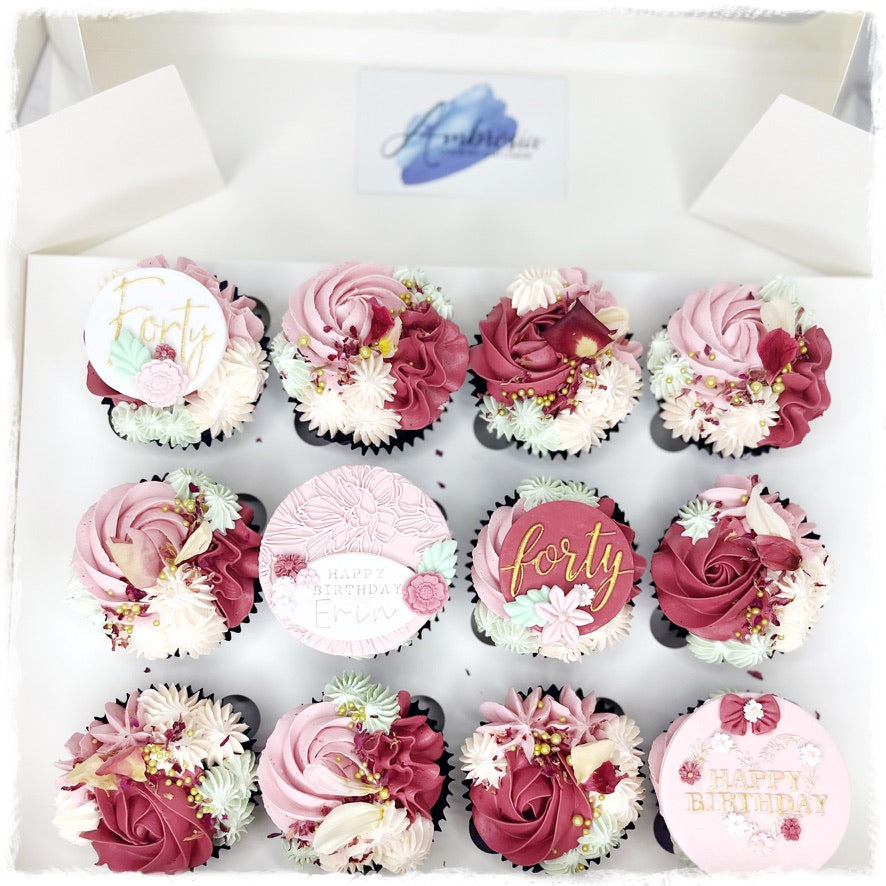 Custom Deluxe Cupcake Gift Box