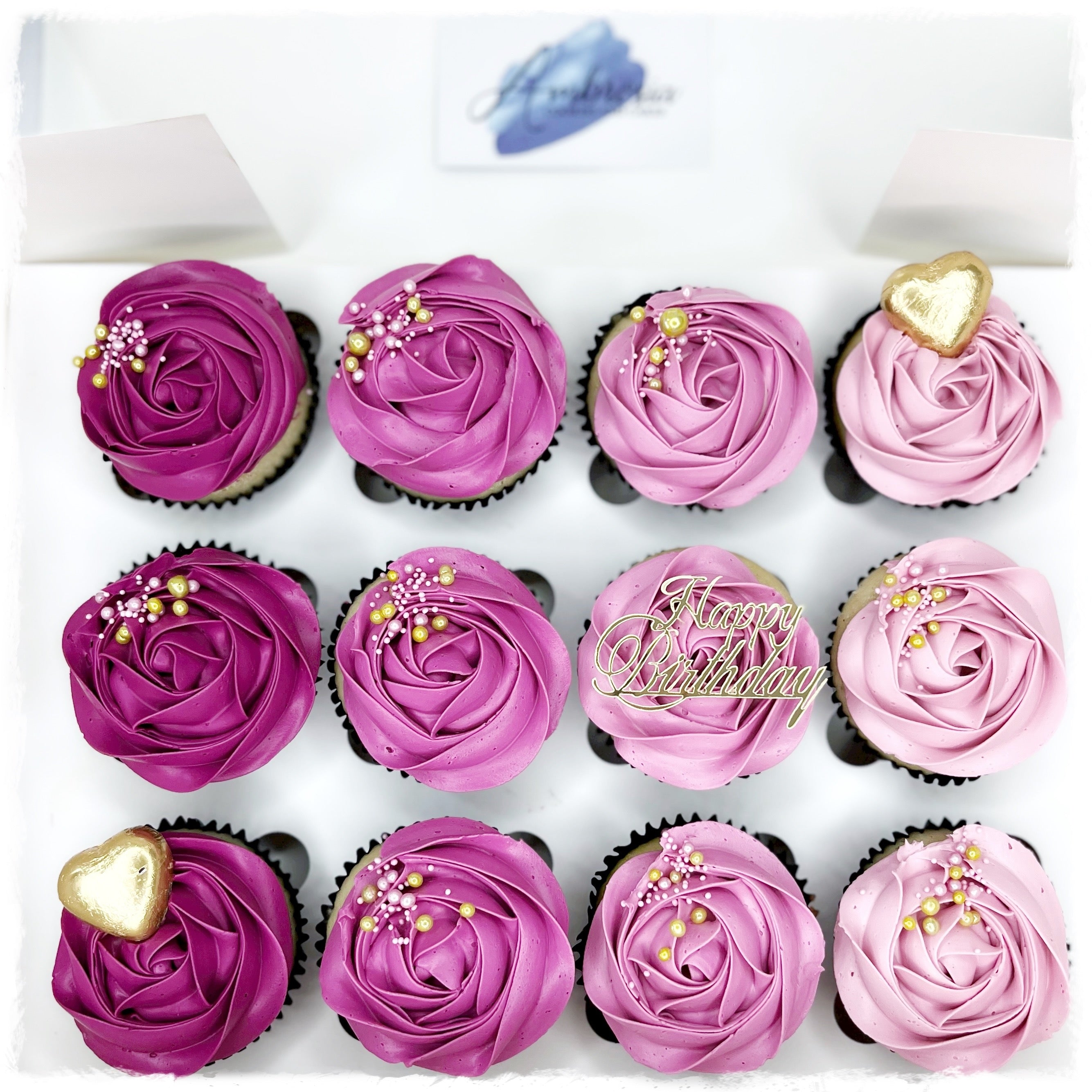 Ombre Cupcake Gift Box